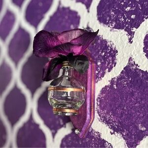 Avant Garde Hanging bulb Vase Handmade Luxury Decor Wood Brass Crystal